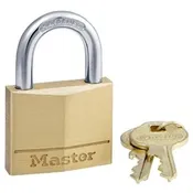 1-9/16-In. Solid-Brass Keyed Padlock