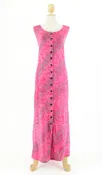 Button Down Sleeveless Dress