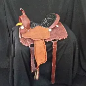 Billy Cook Barrel Racing Saddle – Sulphur, Oklahoma #1550
