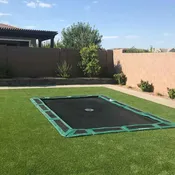 14 ft X 10 ft Capital Inground Trampoline