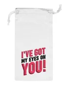 4"x8" Heavyweight Custom FUN Phrases Microfiber Bags #5507