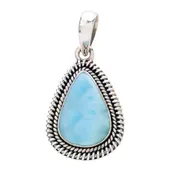 Larimar Teardrop Pendant