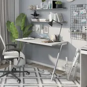 47-inch Steel Computer Desk with USB Ports