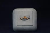 14k Rose and White Gold Diamond Remount