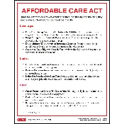 Affordable Care Act Poster