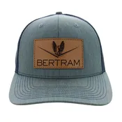 Bertram Leather Logo Hat