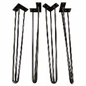 28″ Hairpin Table Legs (Set of 4)