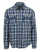 3.5oz Plaid Work Shirt - Blue