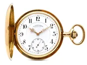 A. Lange & Söhne Glashütte Solid 18K Gold Hunting Case Pocket Watch (1910)