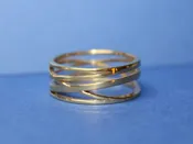 Abstract Lines Ring