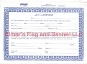 AS IS AGREEMENT FORM