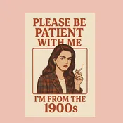 Be Patient With Me Sticker