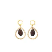 Aspery & Guldag Cognac Quartz Earring