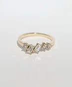 Asymmetric Diamond Ring