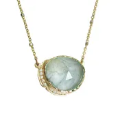 Aquamarine Hidden Cove Necklace
