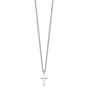 10MM Polished Cross Pendant — Croft & Stern Jewelry Designs