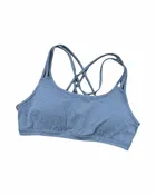 Athletic Bra By Athleta In Grey, Size:L