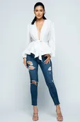 Pixie Peplum Top