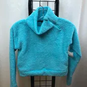 All in Motion Turquoise Solid Child Size 7/8 Girl's Sweatshirt