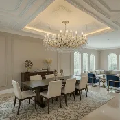 27 Light 51" Wide Rococo Maria Theresa Crystal Chandelier