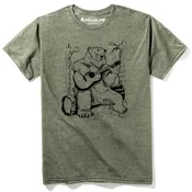 Acoustic Guitar Bear Signature T-Shirt