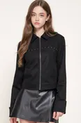 Blake Faux Suede Stud Jacket