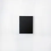 4.25 x 5.5 Black Matte Sketchbook