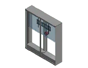 Model UF-PS-75  Under Floor Lift-Swivel For A 75" TV - Travel: 72"