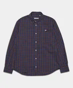 LAST RESORT_OG LS SHIRT :::BROWN/BLUE:::