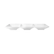 Accessories 11.5 inch x 4.75 inch 3-Section Tray, 6/Case