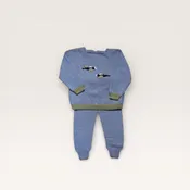 Airplane Jogger Knit Set