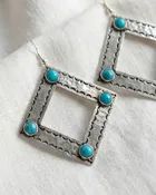 317262 Diamond Stamped Earrings