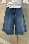 Back Buckle Bermuda Shorts