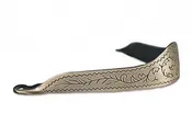 ALM-100-TAG Cowboy Boot Tips - Antique Gold Plated