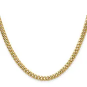 14K Hollow Miami Cuban Link 4MM - 18"