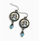 Alice in Wonderland "Drink Me" Victorian Earrings — CityTrenz Boutique