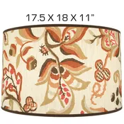 Abbey Rose Shade Only - Alexandra Vine Linen - Natural And Spice