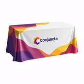 4 Ft Ultra Wrinkle Resistant Logo Tablecloth