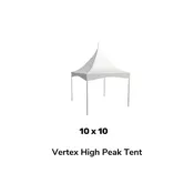 10x10 Vertex High Peak Tent