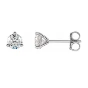 1/3ctw 14k White Gold Lab Diamond Studs