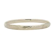 14K Yellow Gold Bangle Oval