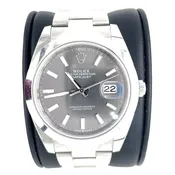 Rolex Datejust 126300 – 41mm Slate Dial Smooth Bezel Watch — David Reynolds Jewelry and Coin