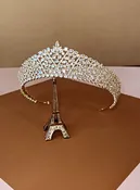 ADRIANNA Simulated Diamond Tiara