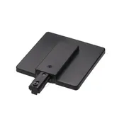 0.75″ Height Live End With Outlet Box Cover – Black