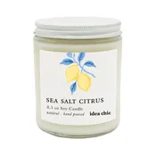 8.5 oz. Sea Salt Citrus Candle Glass Jar