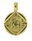 10K Gold NA Puzzle Pendant