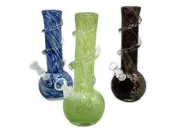 10in Soft Glass Beaker With Swirl