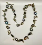 Labradorite and South Sea Pearl Necklace