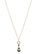 Alexis Necklace-18"/14K GF/Pyrite