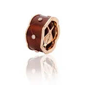 Brown Color with Diamonds